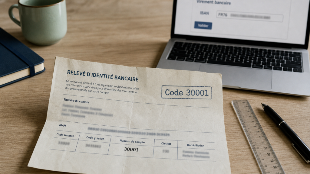 30001 code banque BNP Paribas : RIB sécurisé et vérification RIB