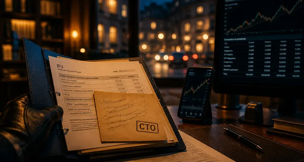 CTO : compte-titres, avantage et inconvenient, fiscalité