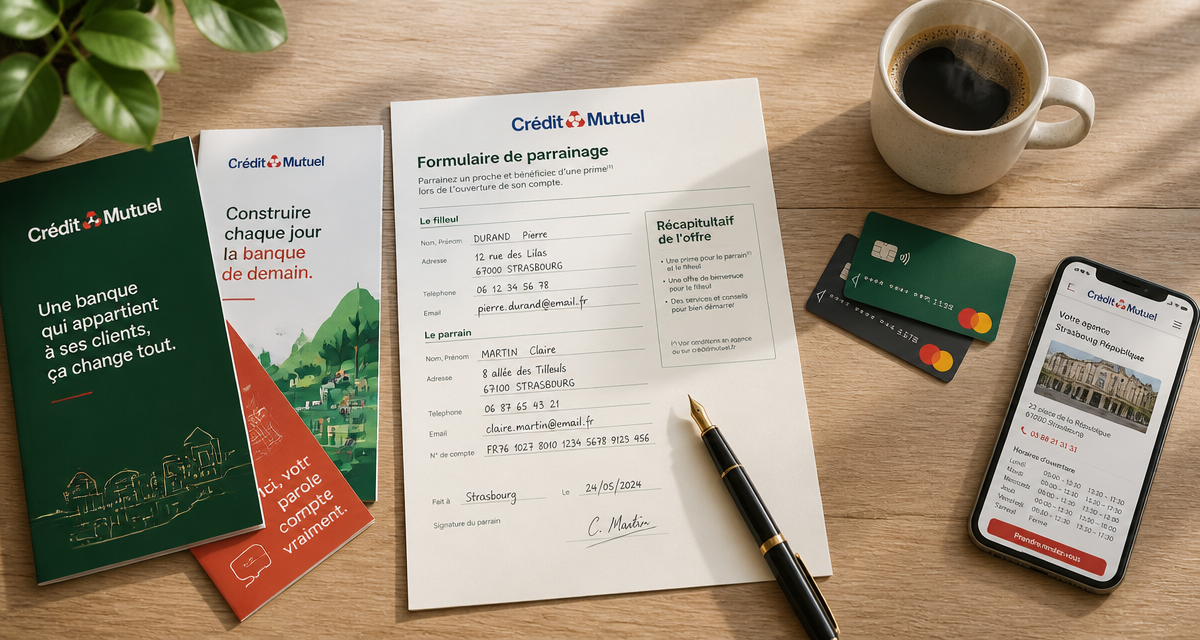 credit mutuel parrainage formulaire et cartes bancaires