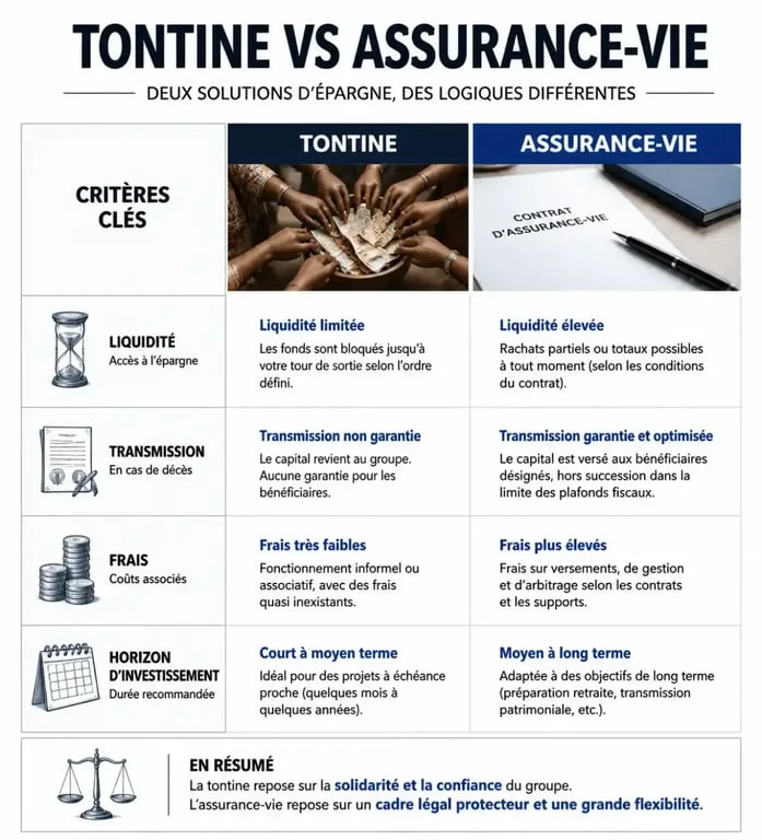 Comparatif des risques et avantages entre tontine Le Conservateur et assurance-vie pour une gestion patrimoniale éclairée