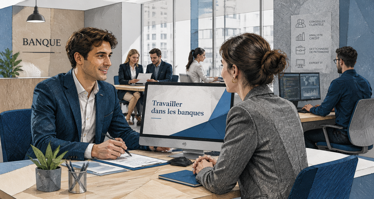 Travailler dans les banques, métiers d'avenir