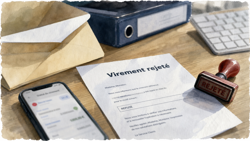 Délai retour virement compte clôturé : retour automatique sous 15 jours max