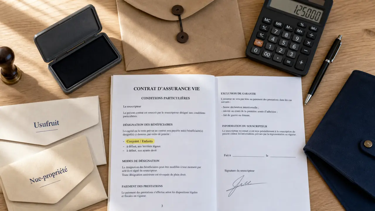 Démembrement assurance vie : protéger conjoint et enfants, contrat et usufruit/nue-propriété