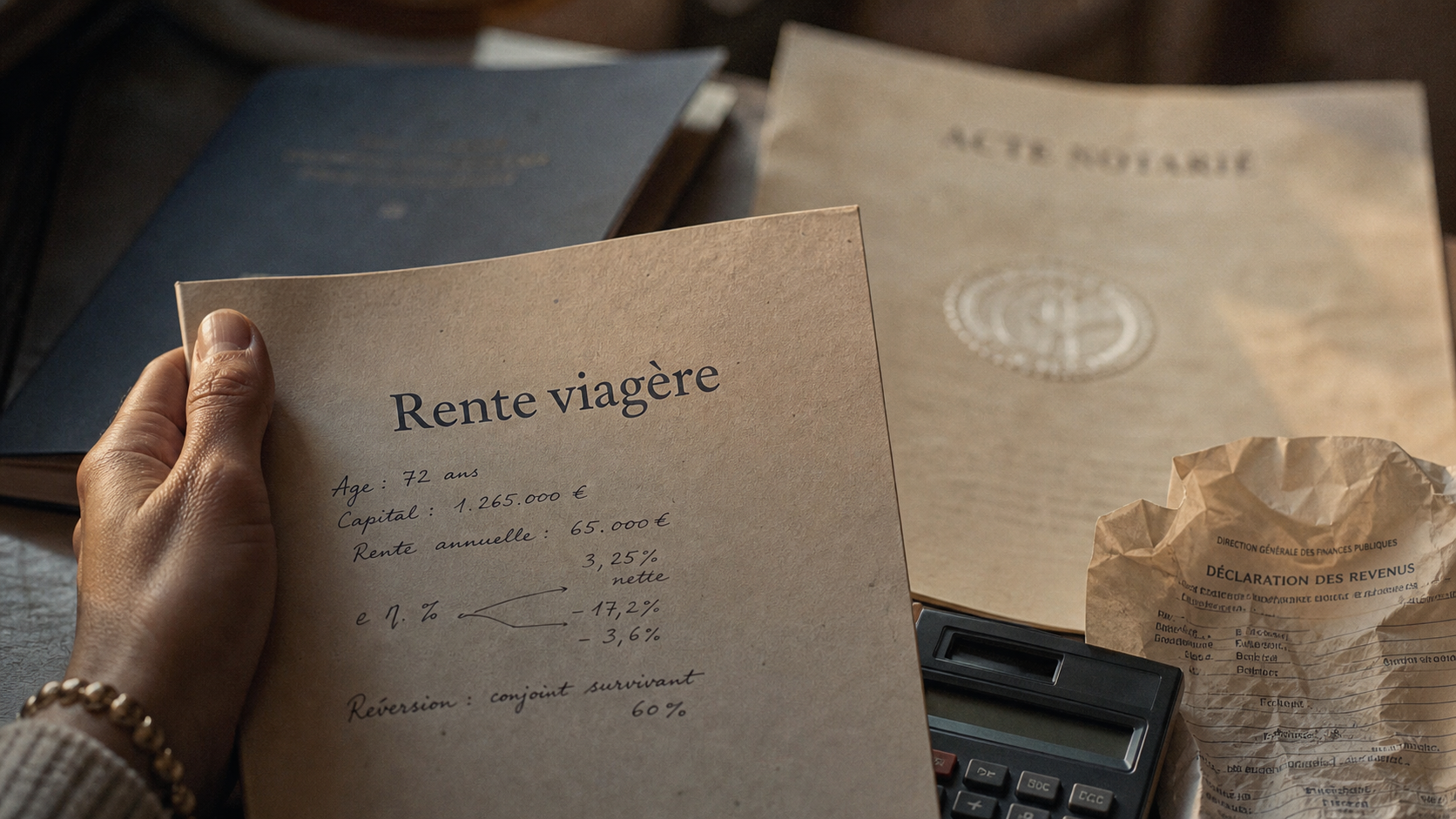 Rente viagere deductible des impots : abattements et fiscalité, déclaration