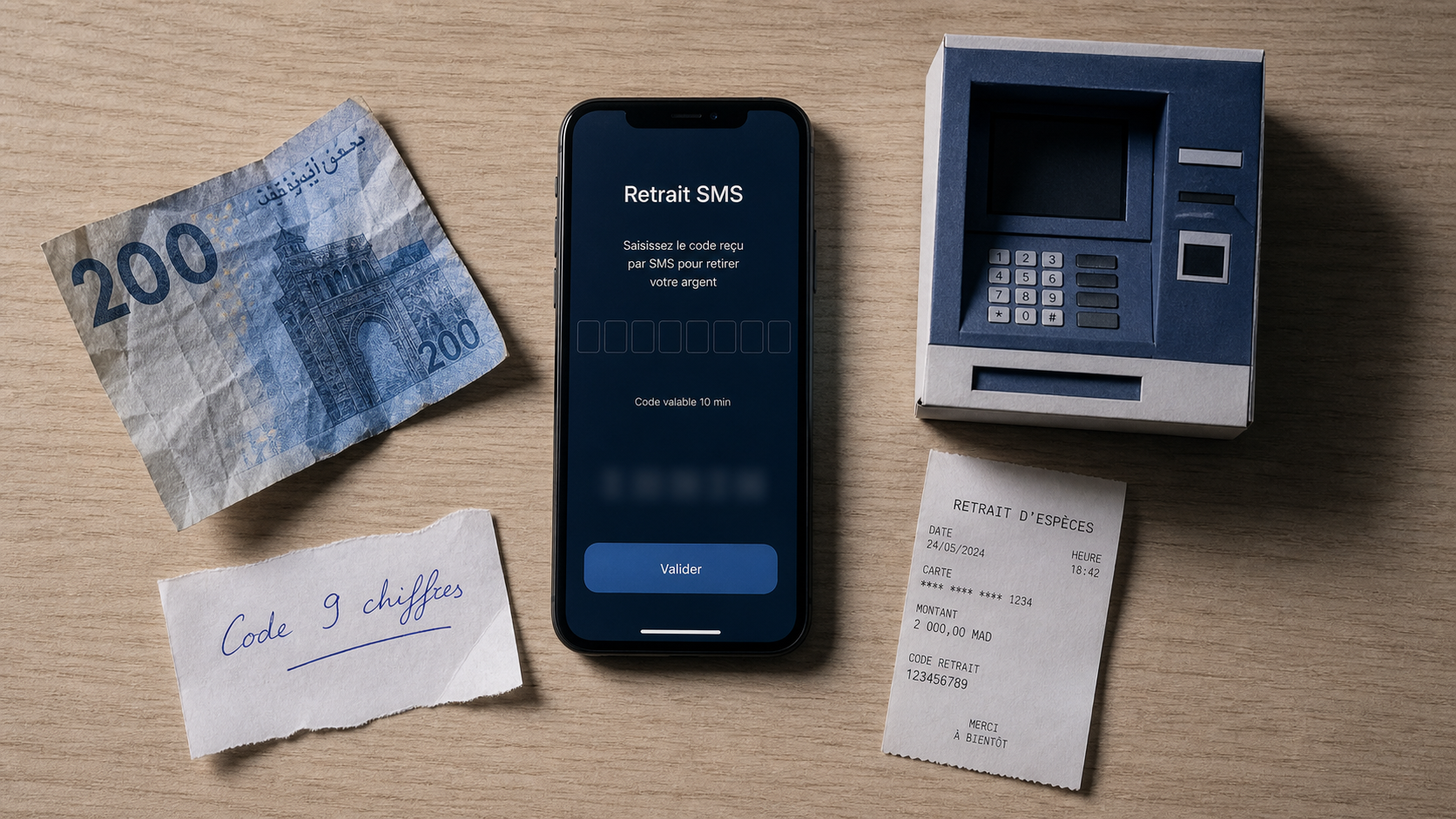 retrait sms caisse d epargne : code 9 chiffres et retrait sans carte