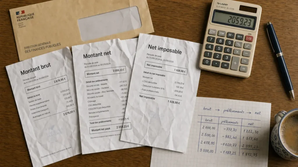 Retraite brut net différence : pension réelle anticipée