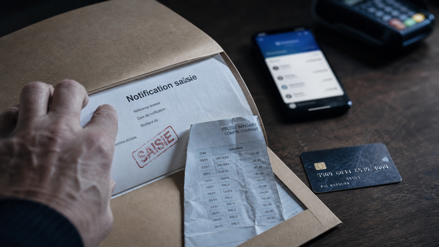 Saisie attribution blocage : 15 jours pour contester le compte bancaire
