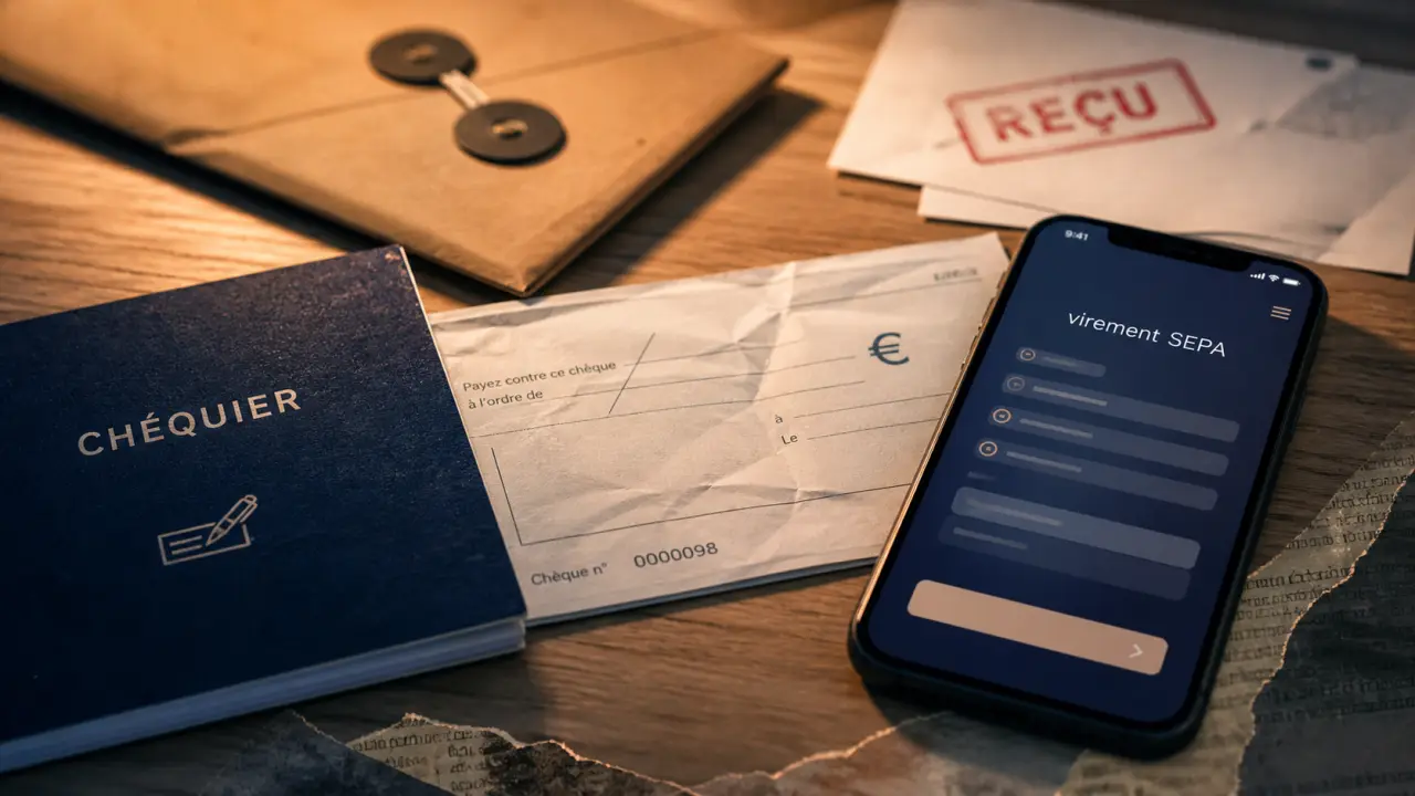Chèque Revolut pour encaisser ailleurs : virement SEPA sur smartphone