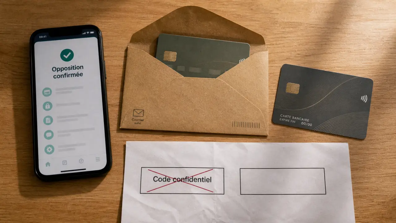 Combien de temps pour recevoir sa carte bancaire après opposition ?