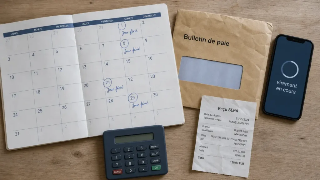 Peut on recevoir son salaire un jour férié : virement en cours ou reporté