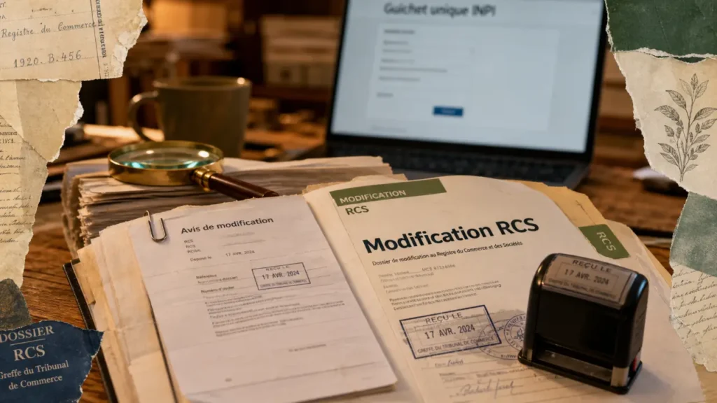 Suppression commissaire aux comptes formalités RCS et pièces INPI