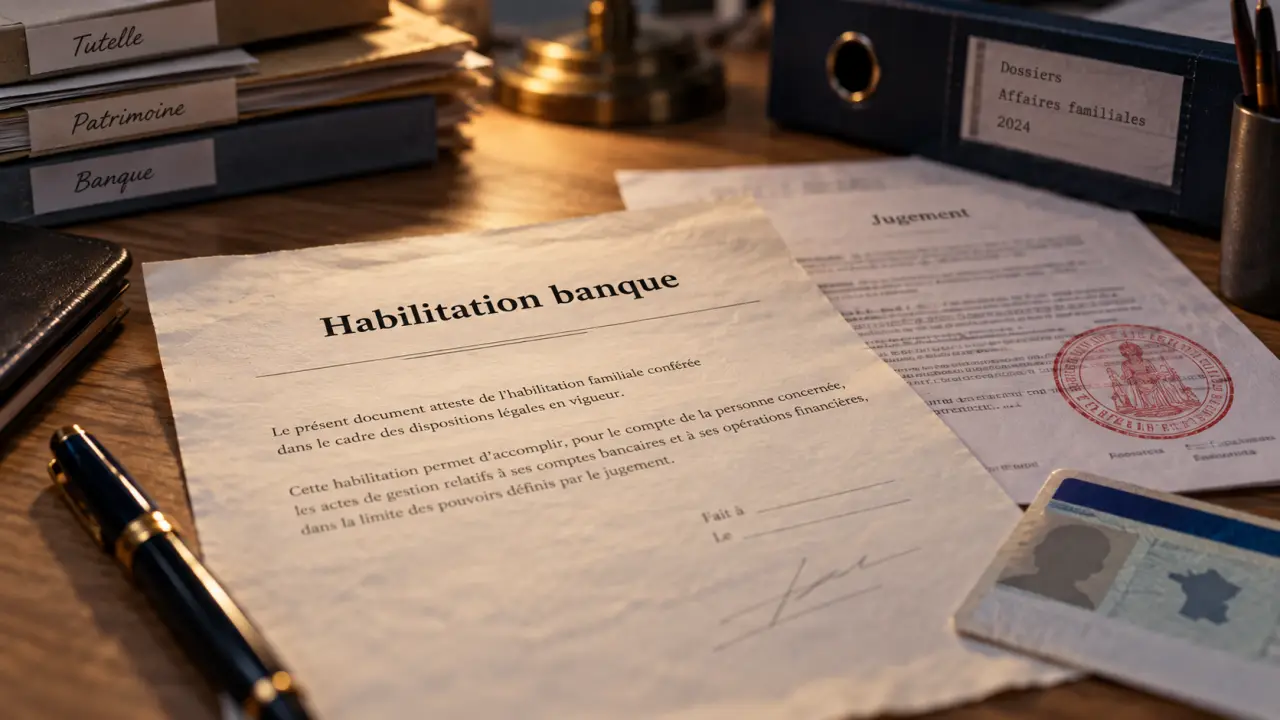 Modèle lettre habilitation familiale banque : jugement et demandes