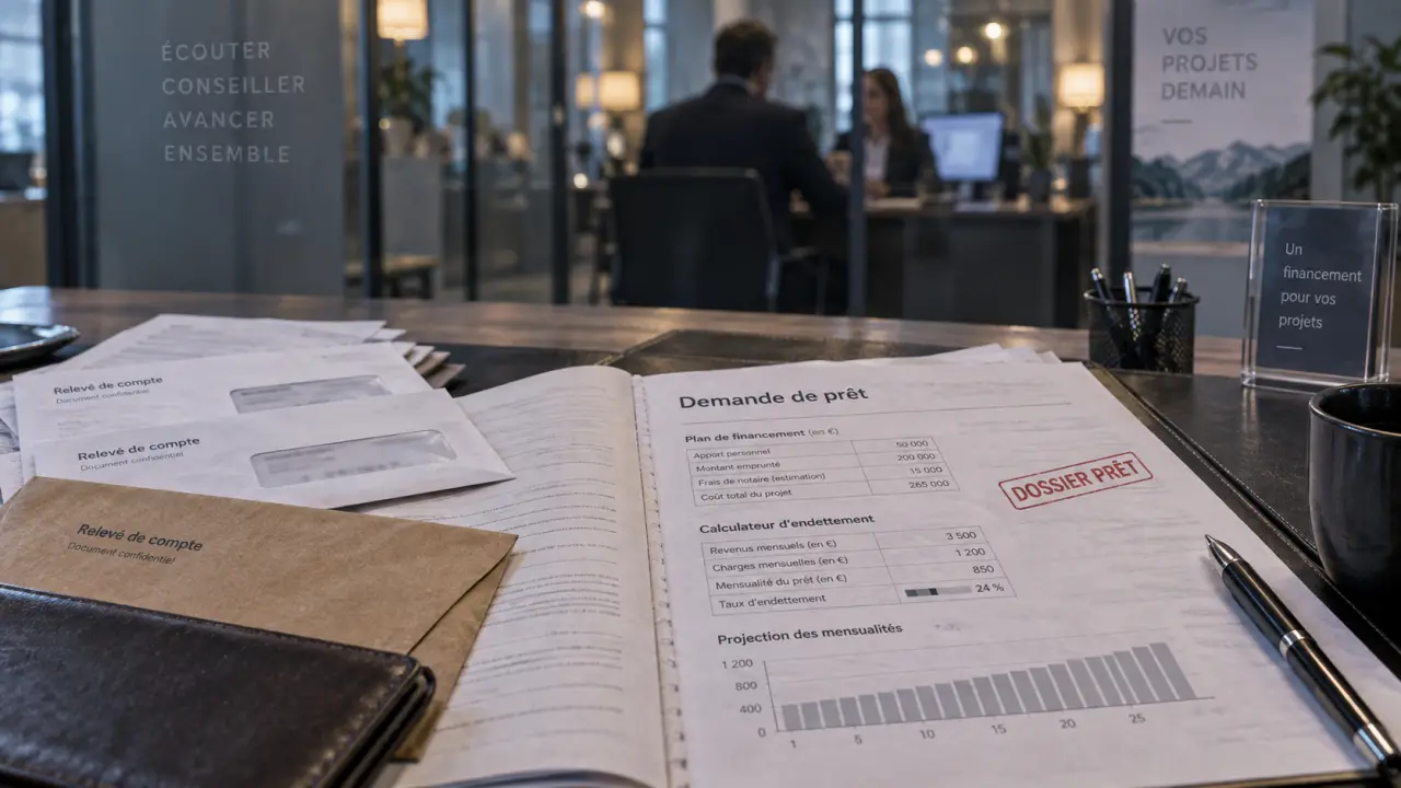 Pret au chomage : dossier de pret bancaire