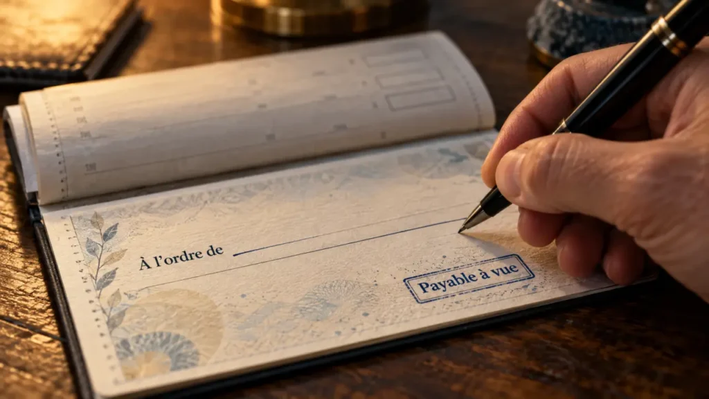 Ordre d'un chèque : écrire le bénéficiaire sans fraude